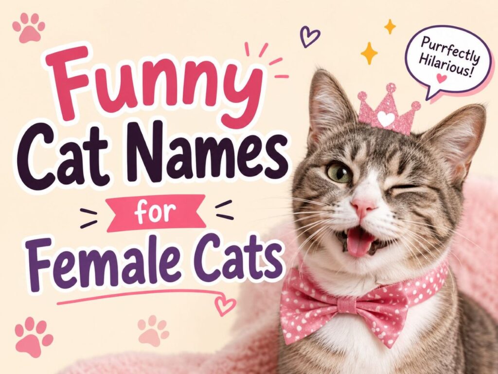 Funny Cat Names for Female Cats