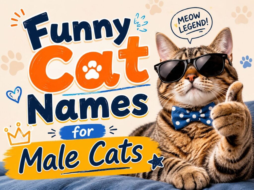 Funny Cat Names for Male Cats
