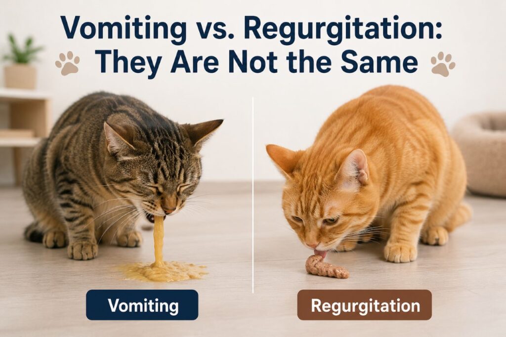 Vomiting vs. Regurgitation They Are Not the Same