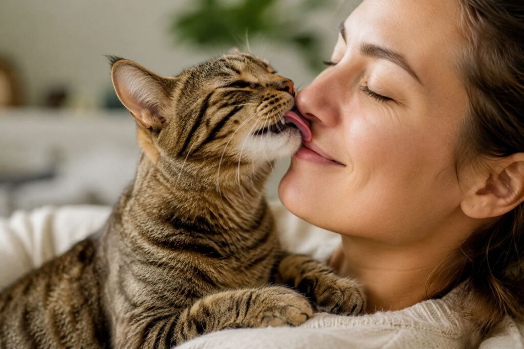 Why Does My Cat Lick Me