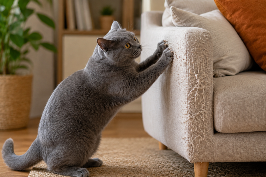 Why Do Cats Scratch Furniture